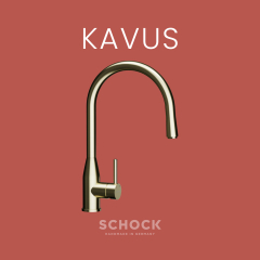 Grifería Schock Kavus Pull Out White gold