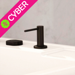Jabonera Schock Samo Matt black 