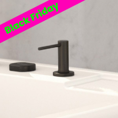 Jabonera Schock Samo Matt black 