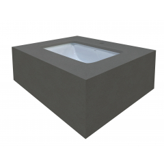 Lavamanos Zart C 60x47 Marengo 20 mm