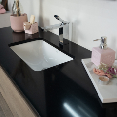 Lavamanos Zart S 120x47 Negro Tebas 20 mm