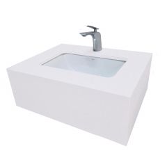 Lavamanos Zart C 80x47 White Storm 20 mm