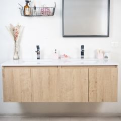 Lavamanos Zart D 140x50 Blanco Norte 20 mm