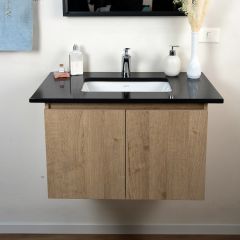 Lavamanos Zart S 60x47 Negro Tebas 20 mm