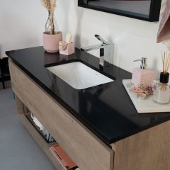 Lavamanos Zart S 100x47 Negro Tebas 20 mm
